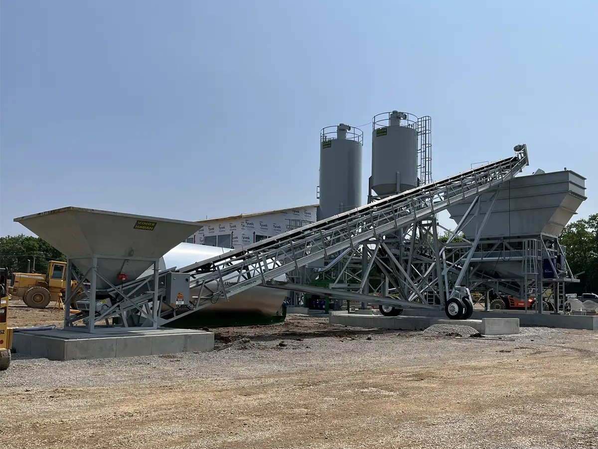 Sunshine Industries | Vince Hagan LP Series Stationary Concrete Batching Plant