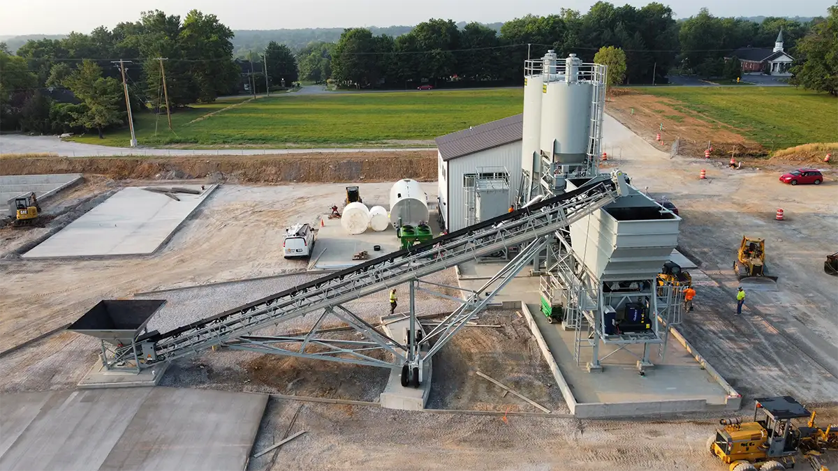 Vince Hagan LP Series Stationary Concrete Batching Plant